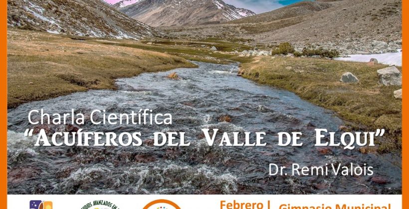 En charla de divulgación para todo público: informarán particularidades de aguas subterráneas en el Valle de Elqui