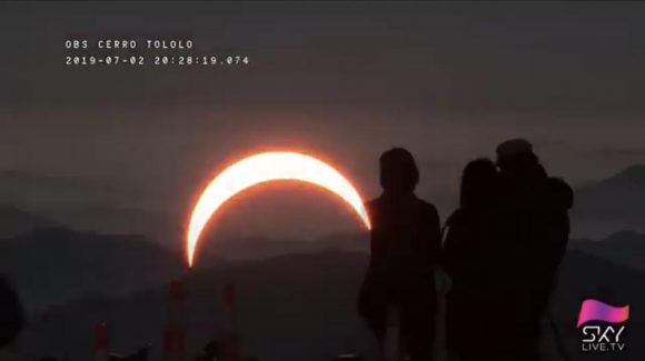 Ola polar favoreció visibilidad del eclipse