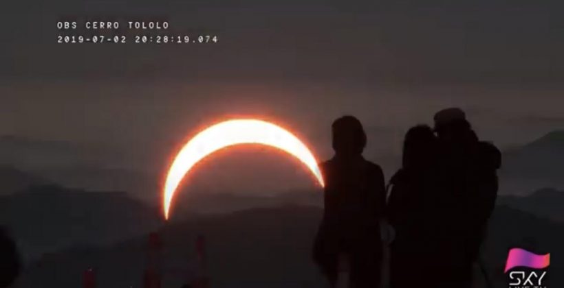 Ola polar favoreció visibilidad del eclipse