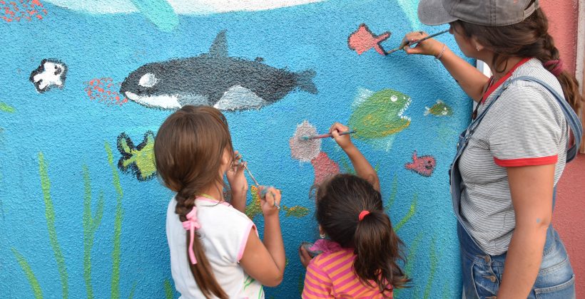 Arte y ciencia se unen en Caleta Chañaral de Aceituno