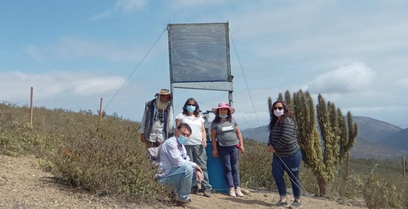 Comunidades agrícolas conocen proyecto científico sobre plantas que captan agua a partir de la niebla