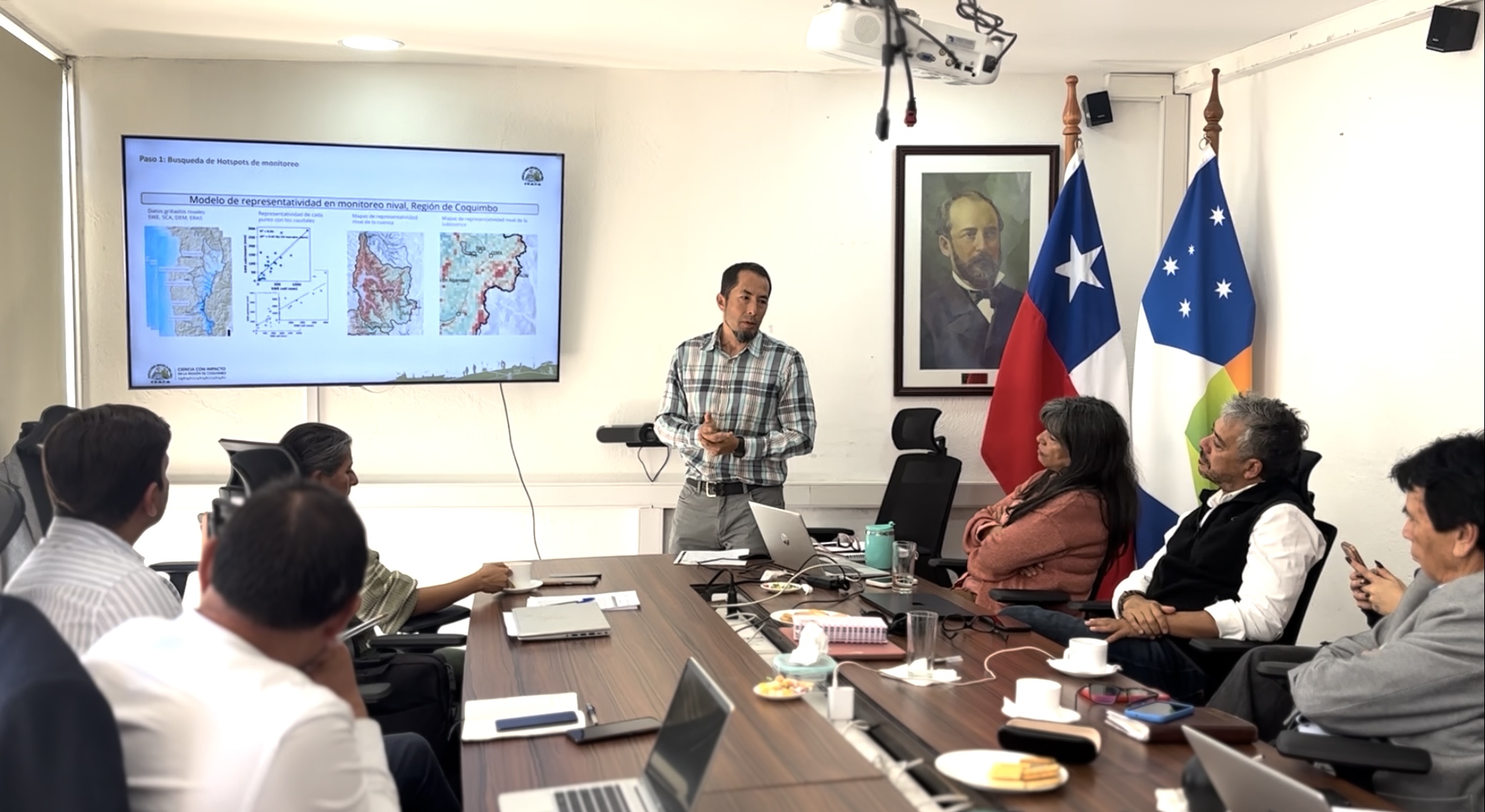 CEAZA presenta iniciativas de reúso de agua y monitoreo nival ante la Comisión de Recursos Hídricos de CORE Coquimbo